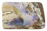 Purple-Blue Boulder Opal Split Pair - Queensland, Australia #381746-2